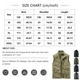thumbnail image 3 of GrmtClth Men's Winter Vest Casual Fleece-Lined Reversible Vest Full Zip Sleeveless 2025 Winter Thermal Outerwear Jacket for Hiking Travel Golf Black XXL, 3 of 6