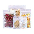 thumbnail image 1 of Paquete de 200 bolsas herméticas reutilizables de papel de aluminio con cremallera, 4 tamaños, bolsas reutilizables de Mylar coloridas para dulces y nueces, 1 of 5