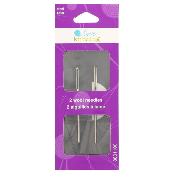 LOVE KNITTING Aiguilles à laine - en acier - 2 mcx. 2MCX