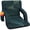 Green, variant on SereneLife Stadium Seat with Back Support, 21-Inch Wide Padded Bleacher Chair, 6 Recline Positions, Armrests, Cup Holder & Shoulder Straps, Black
