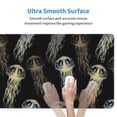 thumbnail image 4 of Pofeuu Jellyfish Print Mouse Pad,Rubber, Multipurpose Comfortable Waterproof Mousepad Desk Mat for Gamer Office Home, 4 of 8