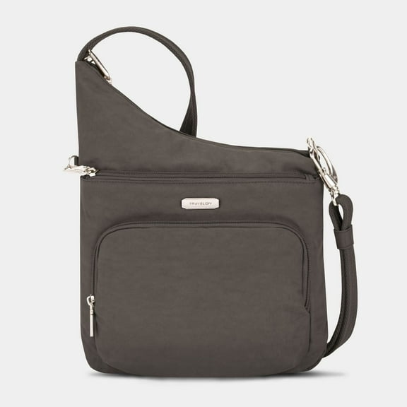 Travelon Bag, Smoke, Compact Crossbody