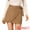 Brown, variant on DARING DIVA Women's Mini Wrap Skirts Tie Waisted Skirt S Brown