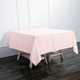 thumbnail image 4 of BalsaCircle 10 Pieces 70" x 70" Blush Square Polyester Tablecloths Table Cover Linens, 4 of 8