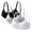 B, variant on Girls' Training Bras Molded Microfiber Cotton Developed No Wire Bras for TeensAdjustable A-Cup