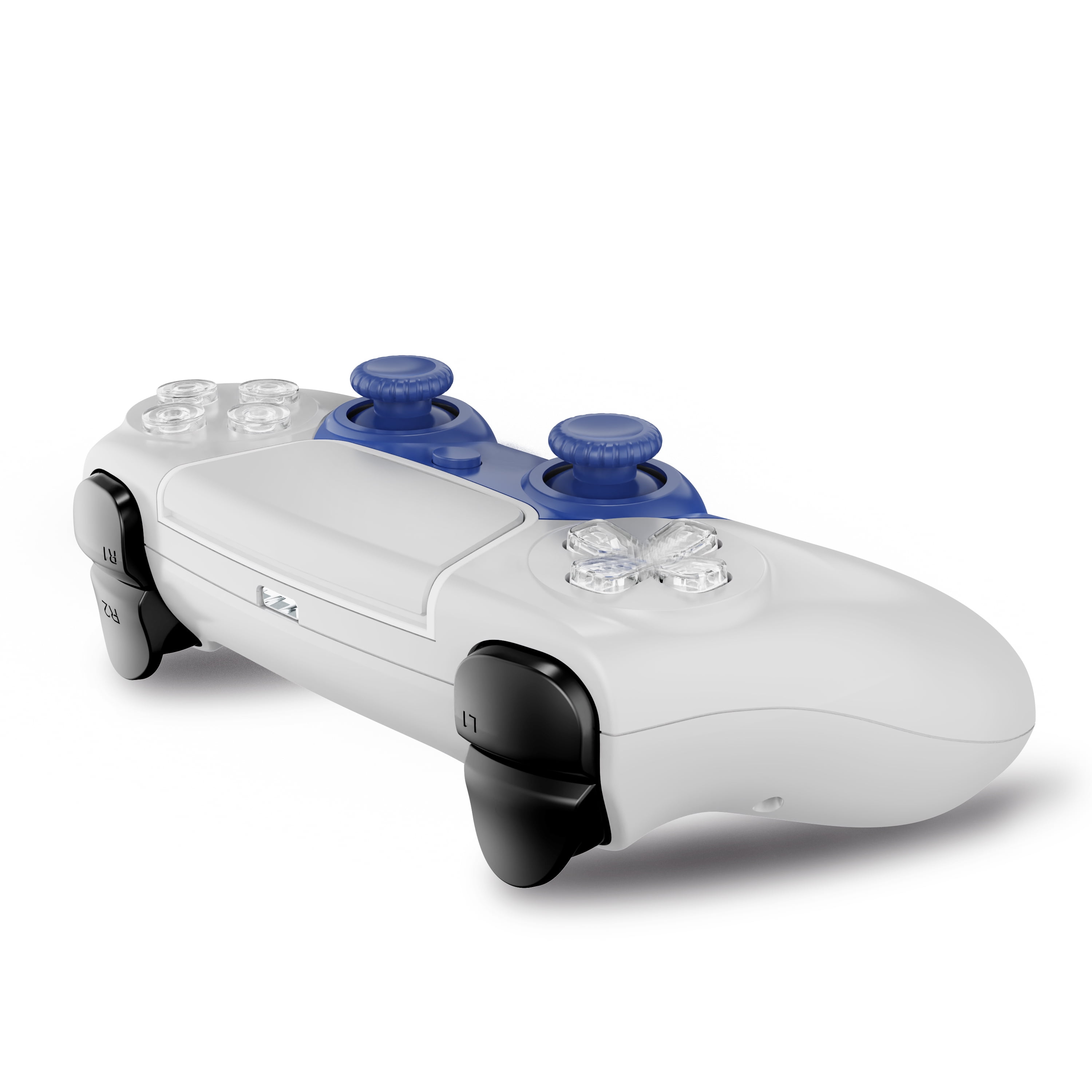 Wireless PlayStation Controller with Dual Vibration, Compatible with PS4/Slim/Pro  Console (Grey)