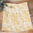 thumbnail image 4 of Yellow Flowers 1 Pack Kitchen Towel, Water Absorbent Dish Towel, Watercolor Summer Botanical Floral Decorative Hand Towels - Quick Drying Cloth for Cooking Baking, 18x28 Inch, 4 of 8