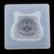 thumbnail image 1 of Molde de Silicona Transparente / Gato, Perro, Oso Molde para Fabricación de Creativo DIY Dulces, Chocolate, Fondant para Regalo de Mujer Los 6.9x6.7CM Soledad molde de silicona de montaña rusa para resina, 1 of 4