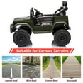 thumbnail image 3 of AKDSteel Ride On Truck Car, 12v 7ah Licensed Toyota Kids Car With Remote Control, Battery Powered Ride On Toy, Spring Suspension, Eva Tires, Usb, Music, And Led Lights, 3 of 7
