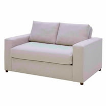 Loveseat Sofa Couch, Grey Gray, Fabric, Living Kitchen Cafe Bistro Hospitality Restaurant, Modern Contemporary HB34512
