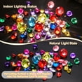 thumbnail image 4 of Uxcell 50-Pack Acrílico Diamante Falsas Gemas, 0.98mm Acrílico Claro Falsas Joyas a Granel para Rellenos de Hogar/Jarrón/Decoración de Fiesta [Rojo], 4 of 6