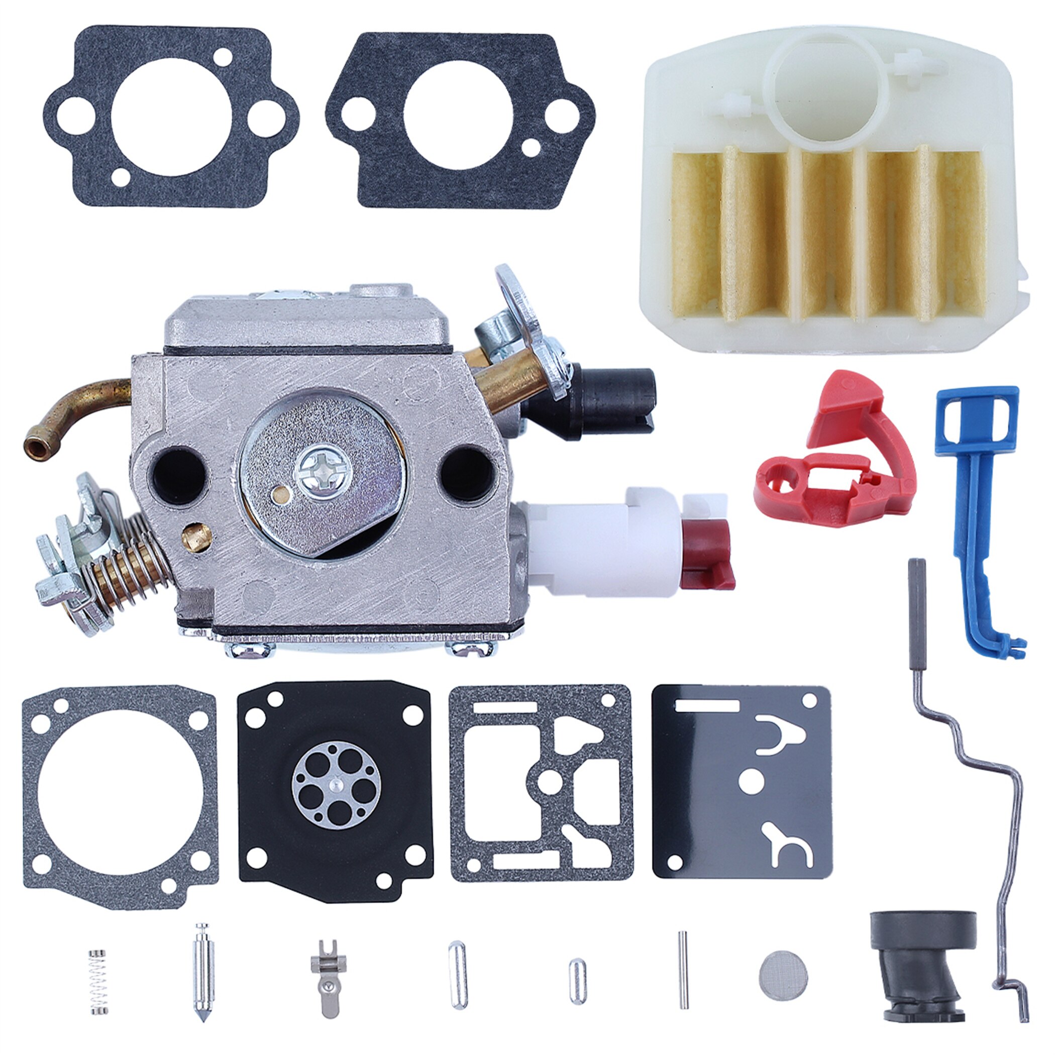 Carburetor For Husqvarna 340 345 350 346XP Air Filter Intake Manifold