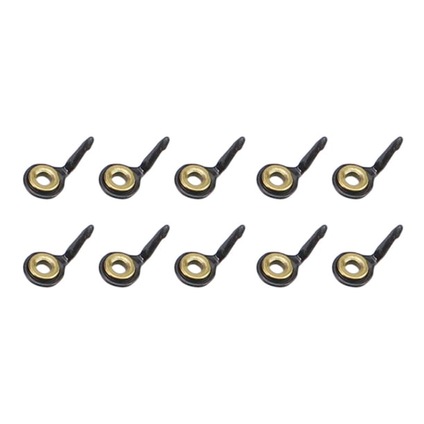 10 piezas de guías de caña r de acero inoxidable de reparación de Sunnimix Guías de caña de pescar