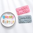 thumbnail image 4 of Moldes para fondant YONGSHENG utensilios para hornear letras de Pascua feliz, 4 of 5