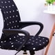 thumbnail image 4 of EeaseMX Funda para sillón con estampado de lunares, elástica y extraíble, para silla de oficina, talla M (negro), 4 of 7