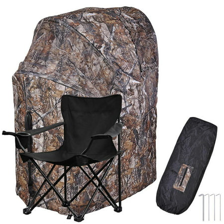 Fold Chair Ground Deer Hunting Blind Woods Camouflage Turkey Hunting Tent 1 Man Fold (Best Ground Blind For Deer Hunting)