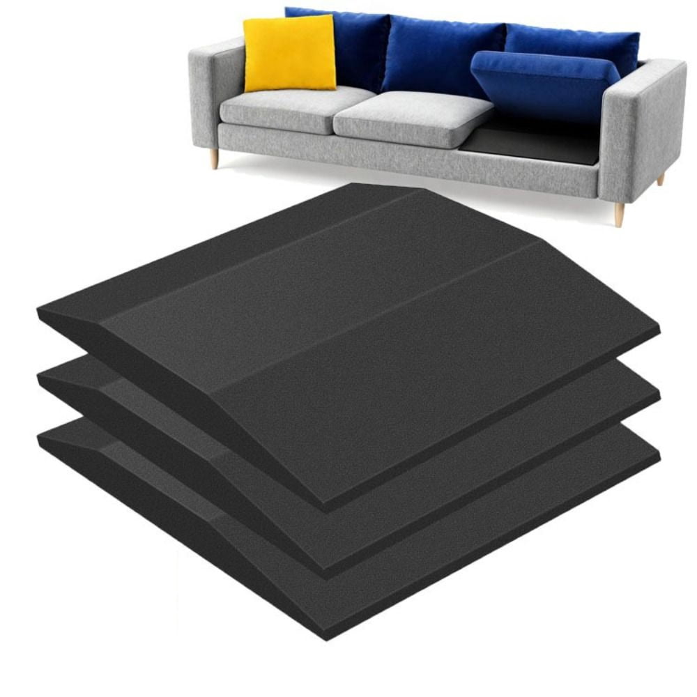 Durable High-Resilience Sofa Cushion Support - 50x50cm Square Sponge Insert for Couch Seat Repair, Anti-Sagging Furniture Padding for Living Room
