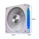 thumbnail image 4 of Ventilador Con Caja 120 Mm Espejo 5V 3 Pines ARGB 4 PWM (adelante) Blanco, 4 of 5