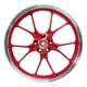 thumbnail image 3 of Rin Delantero Para Motocicleta Vento Nitrox 250 Rojo Kinlley plateado, 3 of 3