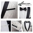 thumbnail image 4 of Traje de esmoquin jacquard para hombre, corte entallado, de dos piezas, para boda, fiesta y graduación, s202412241253, 4 of 5