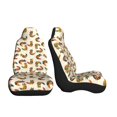 thumbnail image 3 of Pofeuu Boho Chicken Print Automotive Car Seat Covers Flat Cloth Full Set Seat Covers,Car Seat Covers front seats for Cars Trucks and SUVs-1, 3 of 9