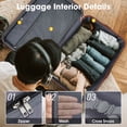 thumbnail image 3 of Miekor 3 Piece Luggage Set Hardside Spinner Suitcase with TSA Lock 20" 24' 28" Available 30AAO, 3 of 7