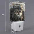 thumbnail image 2 of Rocae Pilot Cat In Vintage Plane for 0.5W Plug in Night Light, Dusk to Dawn, Bright Nightlight Auto-On/Off-UK, 2 of 7