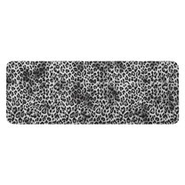 Black and Tan Leopard Print Kitchen Rug Mat,Kitchen Runner Rugs Non Skid Washable,Decorative Kitchen Floor Mats for Kitchen,Sink,Laundry,17"x47.2"