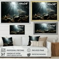 thumbnail image 4 of Designart "Revealing Nature'S Beauty In Deep Sea Diving" Coastal Coral Under Water Wall Art Prints, 4 of 7