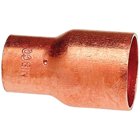 NIBCO Reducing Copper Coupling with Stop - Copper Coupling 3/4 3/8 - 1 Piece