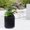 Black, variant on Ceramic Breathable Flower Pot Planter For Indoor/Outdoor 1 Piece Ceramic Breathable Flower Pot