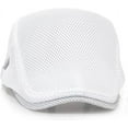 thumbnail image 4 of 2 Pack Men's Breathable Mesh Ivy Cap - Adjustable Newsboy Beret Hat for Driving, Hunting & Outdoor Activities, Irish Cabbie Style Hat, 4 of 6