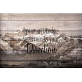 thumbnail image 2 of Kimberly, Allen 24x17 White Modern Wood Framed Museum Art Print Titled - Your Attitude, 2 of 4
