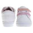 thumbnail image 4 of Laura Ashley Hook And Loop Casual Sneakers. (Toddler Little Kids)White Pink, Size: 12, 4 of 6