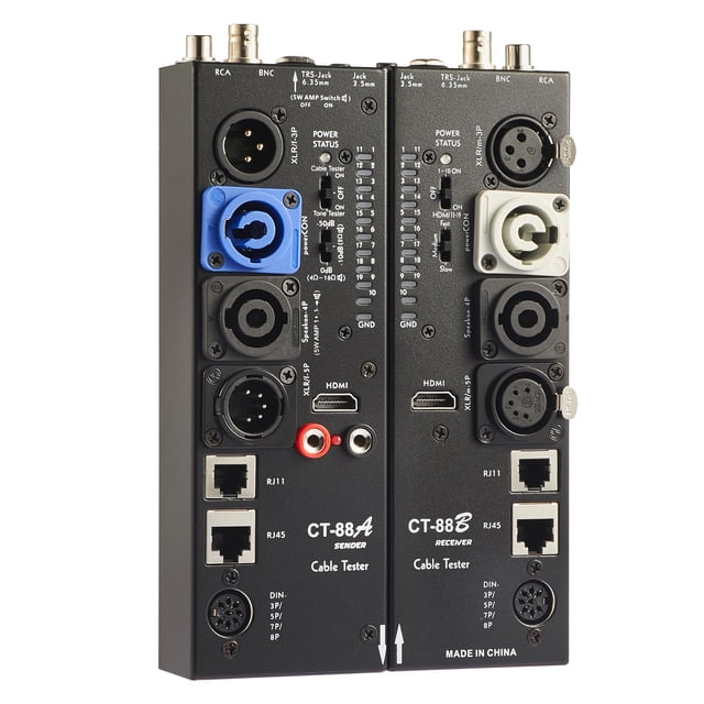 Comprobador de cables MFL. Rastreador de cables con interruptor avanzado desmontable de 10 vías