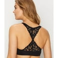 thumbnail image 2 of Paramour by Felina | Abbie Front Close T-Back Bra | Lace | Contour | Seamless (Black, 38D), 2 of 2