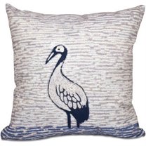 Simply Daisy 16" x 16" Bird Watch Animal Print Outdoor Pillow
