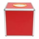 thumbnail image 1 of Urna para boletas, urna para lotería, suministros para rifa, cuadrada, multifuncional, roja, para la comunidad, para guardar boletos, caja para juegos 25 centímetros, 1 of 10