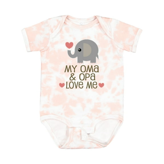 Inktastic Oma and Opa Love Me Boys or Girls Baby Bodysuit