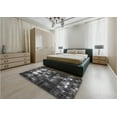 thumbnail image 4 of Ahgly Company Indoor Square Patterned Battleship Gray Area Rugs, 6' Square, 4 of 6