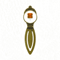 thumbnail image 1 of Lotus Moon Cake Mid-Autumn Festival Bookmark Retro Office Label Page Marker, 1 of 4