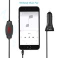 thumbnail image 2 of FM Modulator Transmitter Bluetooth 5.0 FM Radio USB Car Charger Handsfree Car Kit Wireless Aux Audio FM Transmiter, 2 of 4