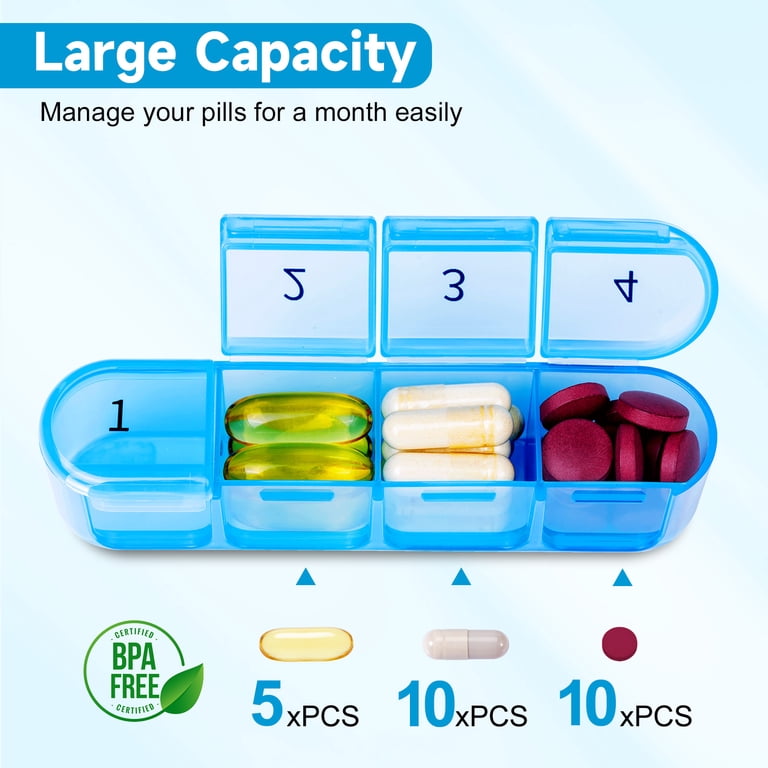 Apenu Monthly Pill Organizer, 32 Compartments, 30-Day photo 5