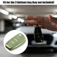 thumbnail image 3 of Unique Bargains Car Key Fob Cover 3 Button Remote Key Fob Case TPU Button Full Protector Cover Green for Audi Q3 2015-2020, 3 of 7