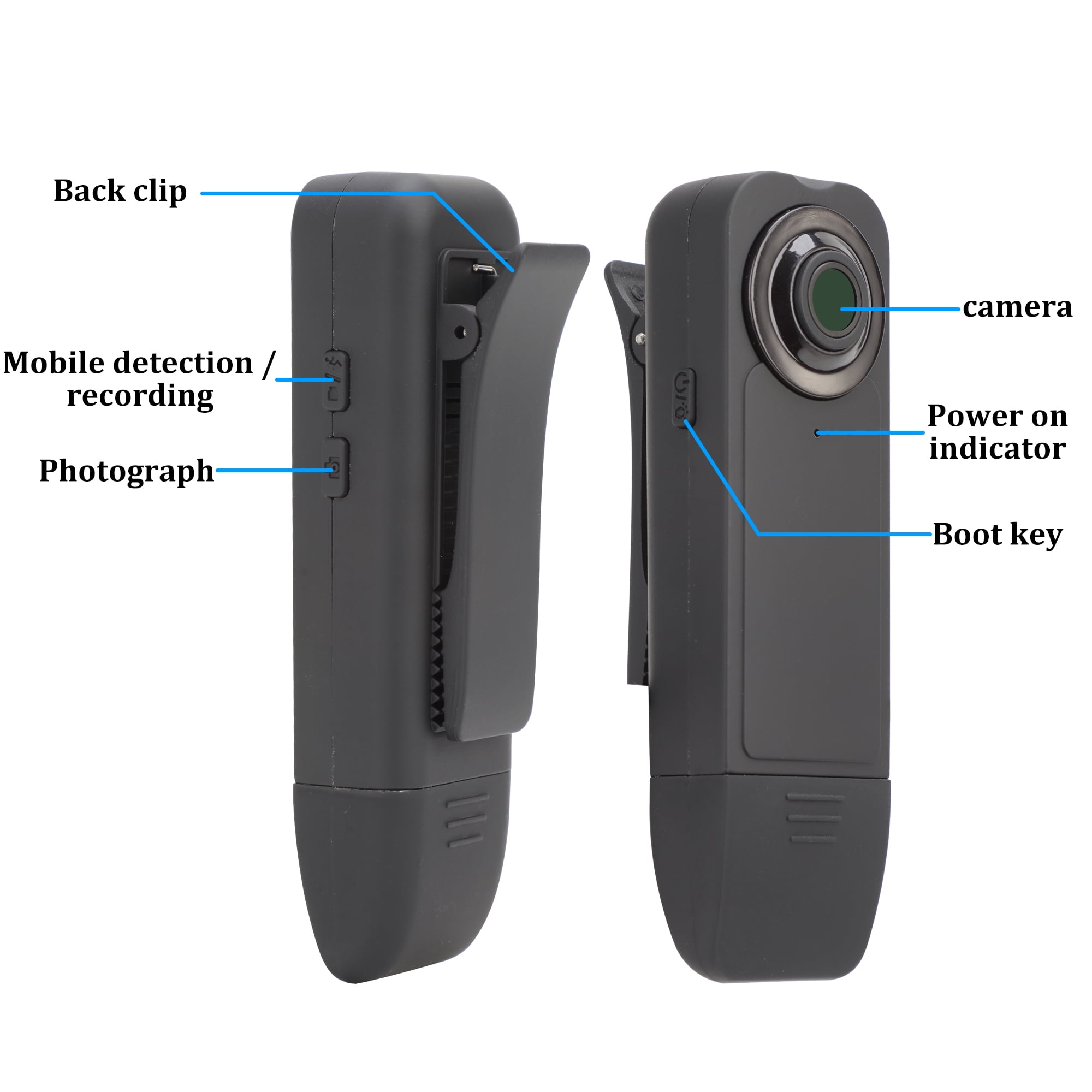 A18 Mini Body Camera with Hidden Camera 1080P HD Recording Night