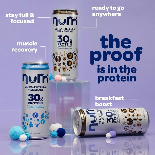 Nurri - 30g Protein Ultra Filtered GJM1 Milk Shake - Vanilla