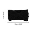 thumbnail image 3 of Unique Bargains 1 Pc Headband Corduroy Yarn Bow Hairband Black, 3 of 5