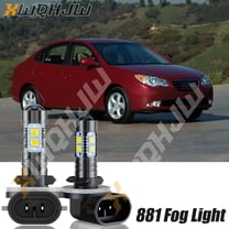 For Hyundai Elantra 2007 2008 2009 6000K Super Bright 2x 881/898/885 LED Fog Light Bulbs