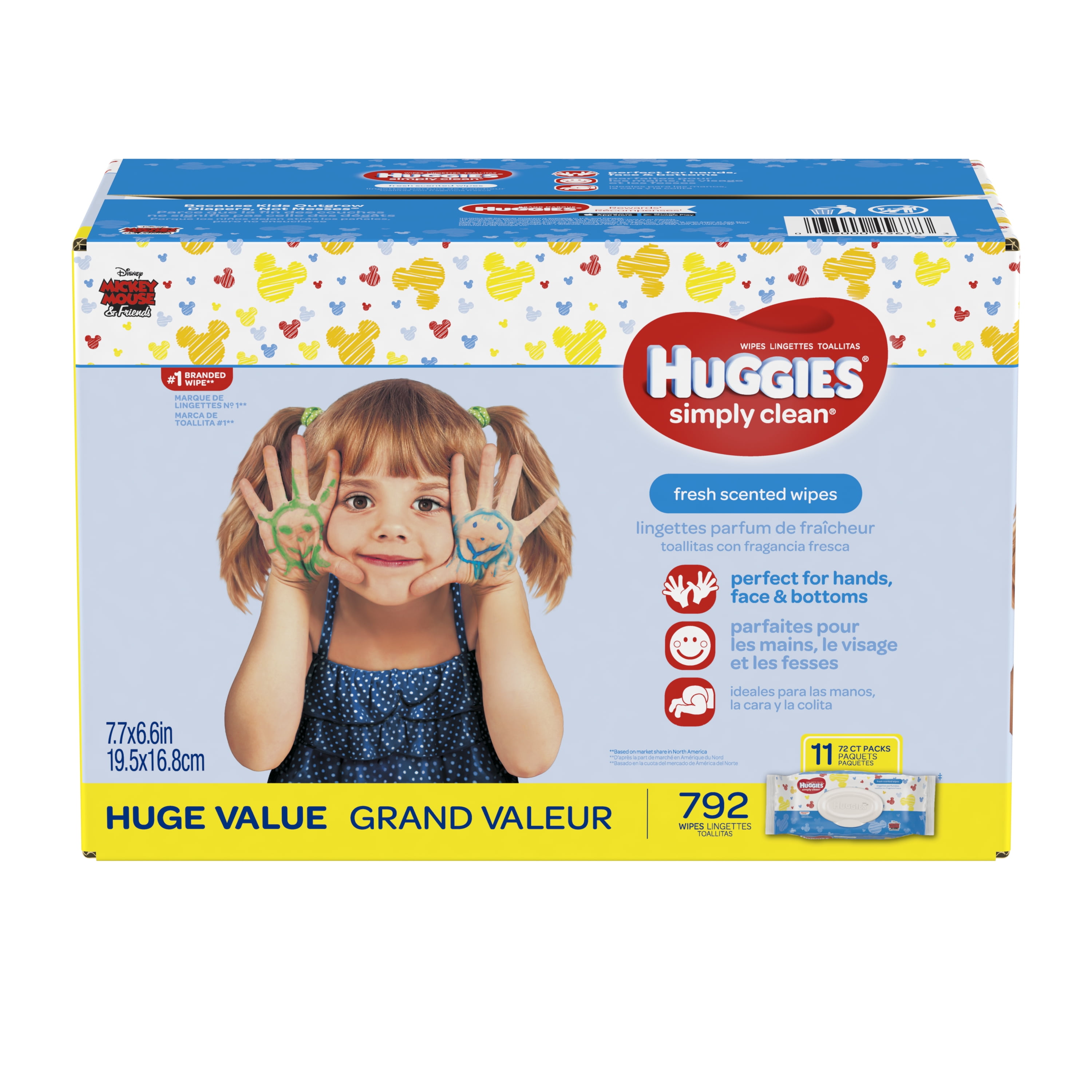 huggies simply clean wipes walmart