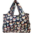thumbnail image 2 of Wrapables Eco-Friendly Large Nylon Reusable Shopping Bags (Set of 3), Cat Lovers, 2 of 7